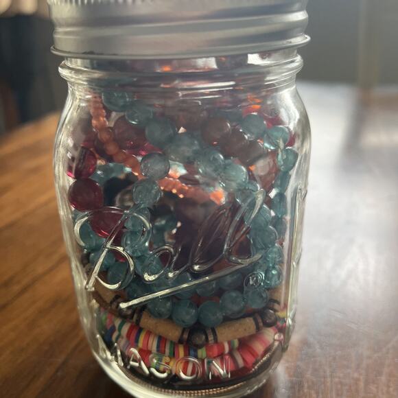 Mystery Jewelry Jar Colorful Bracelets And Necklaces Boho - Picture 5 of 9